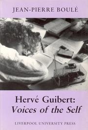 Cover of: Herve Guibert: Voices of the Self (Liverpool University Press - Modern French Writers)