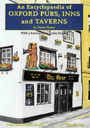 Cover of: An Encyclopaedia of Oxford Pubs, Inns and Taverns (Series X)