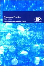 Pharmacy Practice by Patricia Stone