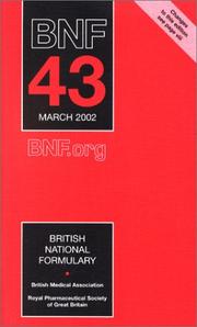 Cover of: British National Formulary, Number 43, March 2002 by Mehta