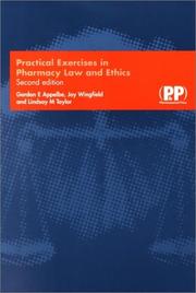 Cover of: Practical Exercises in Pharmacy Law and Ethics