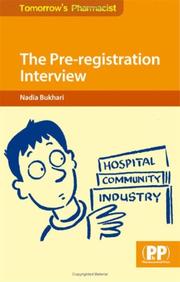 Cover of: The Pre-Registration Interview by Nadia Bukhari