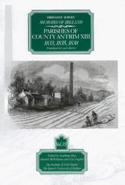 Cover of: Ordnance Survey Memoirs of Ireland, Volume 35: Co Antrim XIII by 