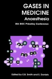 Cover of: GASES IN MEDICINE ANAESTHESIA (Special Publications)