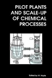 Cover of: Pilot Plants and Scale-Up of Chemical Processes (Rsc Special Publications, 195)