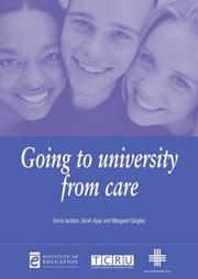 Cover of: Going to University from Care (Issues in Practice)