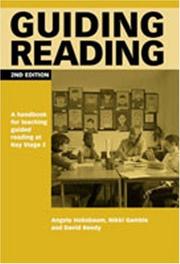 Cover of: Guiding Reading by Angela Hobsbaum, Nikki Gamble, David Reedy
