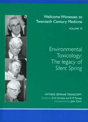 Cover of: Environmental Toxicology (Wellcome Witnesses to Twentieth Century Medicine)