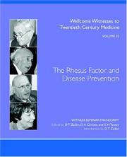 The rhesus factor and disease prevention by Tilli Tansey