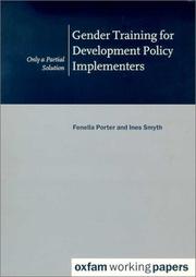Cover of: Gender Training for Policy Implementers (Oxfam Working Papers Series)