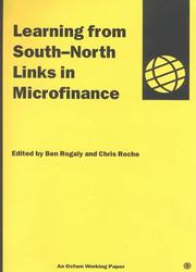 Cover of: Learning from South-North Links in Microfinance (Oxfam Working Papers)