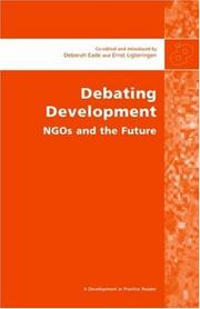 Cover of: Debating Development: Ngos And the Future (Development in Practice Readers Series)
