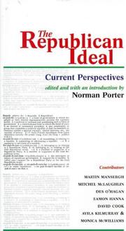 Cover of: The Republican Ideal: Current Perspectives