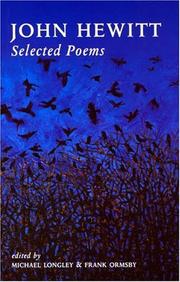 Cover of: John Hewitt Selected Poems