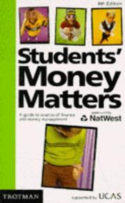 Cover of: Students' Money Matters by Gwenda Thomas, Gwenda Thomas