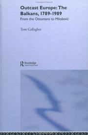 Cover of: Outcast Europe by Gallagher, Tom