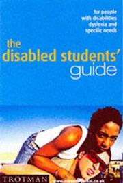 Cover of: The Disabled Students' Guide