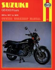 Cover of: Suzuki GS1000 Fours Owners: 997cc. 1977 to 1979: No. 484 (Haynes Manuals)