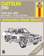 Cover of: Haynes Datsun 510 Owners Workshop Manual, No. 430 by John Haynes