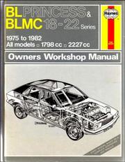 Cover of: B. L. Princess and B. L. M. C. 18-22 Series Owner's Workshop Manual, 1975-82