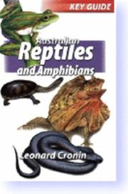 Cover of: Australian Reptiles and Amphibians (Key Guides)
