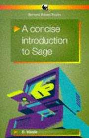 Cover of: A Concise Introduction to Sage (Bernard Babani Publishing Radio and Electronics Books)