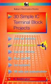 Cover of: 30 Simple I.C.Terminal Block Projects