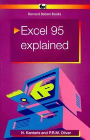 Excel 95 Explained by Noel Kantaris, Phil Oliver