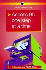Cover of: Access 95 One Step at a Time (BP)