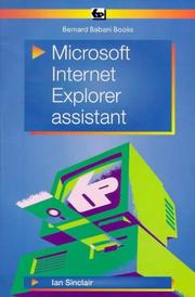 Cover of: Internet Microsoft Explorer Assistant