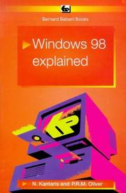 Cover of: Windows 98 Explained (BP) by Noel Kantaris, Phil Oliver