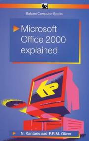 Cover of: Microsoft Office 2000 Explained (BP) by N. Kantaris, P.R.M. Oliver