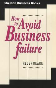 Cover of: How to Avoid Business Failure (Sheldon Business Books) | Helen Beare