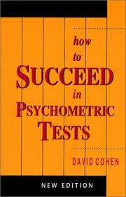 Cover of: How to Succeed in Psychometric Tests (Sheldon Business Books)