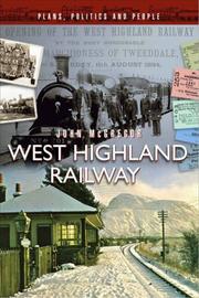 Cover of: The West Highland Railway by John A. McGregor