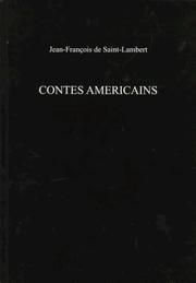 Contes américains by Jean-François marquis de Saint-Lambert, Saint-Lambert, Roger Little