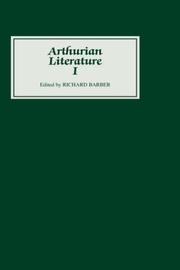 Cover of: Arthurian Literature I (Arthurian Literature) | Richard Barber