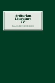 Cover of: Arthurian Literature IV (Arthurian Literature)