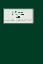 Cover of: Arthurian Literature XII (Arthurian Literature)