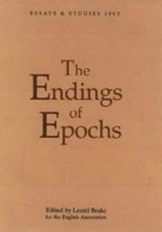 Cover of: The Endings of Epochs (Essays and Studies)