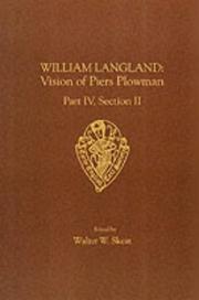 Cover of: William Langland; Vision of Piers Plowman IV Ptii