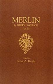 Cover of: Henry Lovelich's Merlin III