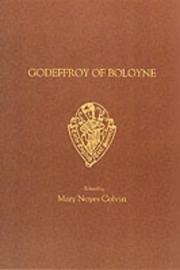 Godeffroy of Boloyne by M N Colvin