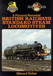 Cover of: Pictorial Record of BR Standard Steam Locomotives