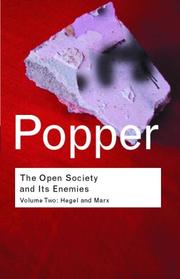 Cover of: The Open Society and Its Enemies by Karl Popper