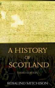 Cover of: A history of Scotland by Rosalind Mitchison