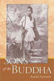 Cover of: Sons of the Buddha: The Early Lives of Three Extraordinary Thai Masters