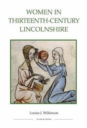 Cover of: Women in Thirteenth-Century Lincolnshire