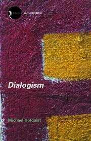 Cover of: Dialogism by Michael Holquist
