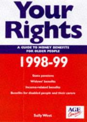 Cover of: Your Rights: A Guide to Money Benefits for Older People: 1998-1999